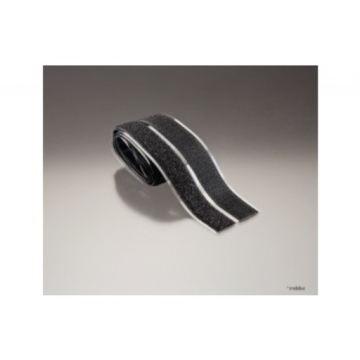 Bande Velcro noire adhésive 20 x 500  0.5M - 50590002